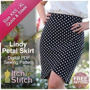 Itch To Stitch Digital Sewing Pattern Lindy Ad 300 x 300