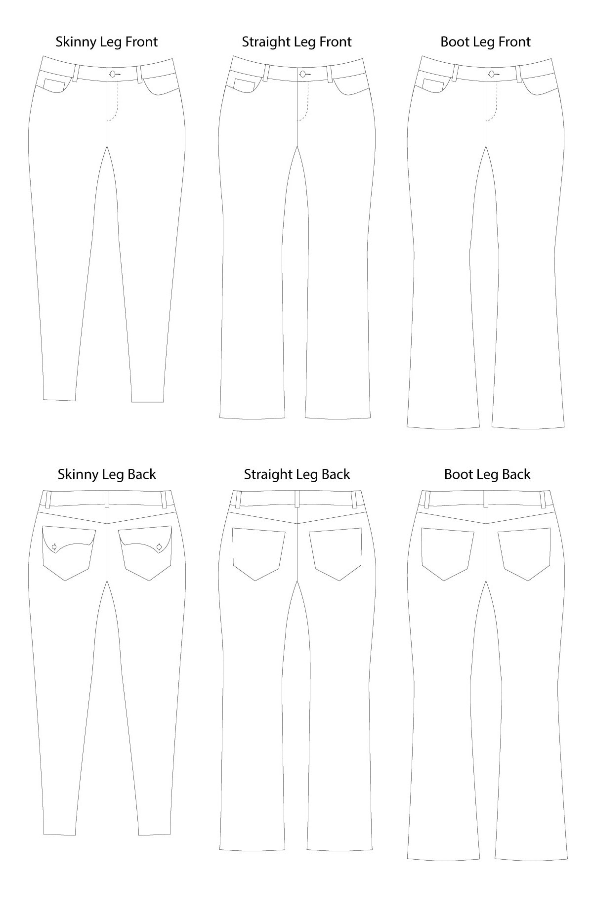 Liana Stretch Jeans Digital Sewing Pattern PDF Itch To Stitch