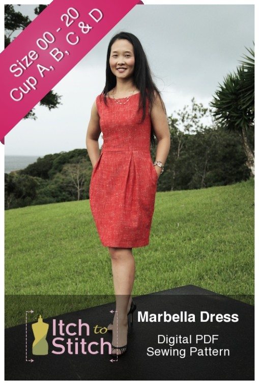 Girls in the Garden: Itch To Stitch - Marbella Dress