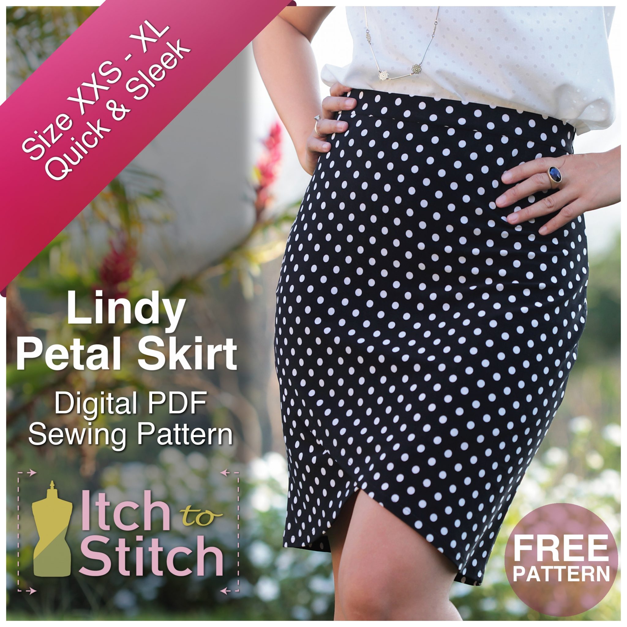 Lindy Petal Skirt (Free Pattern!) - Itch To Stitch