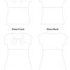 Itch to Stitch Kathryn Top & Dress PDF Sewing Pattern Line Drawing