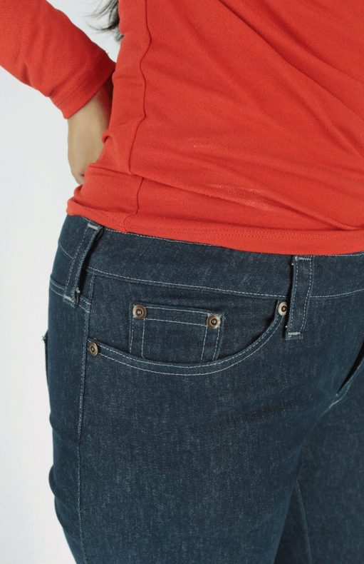Liana Stretch Jeans PDF Sewing Pattern Close Up