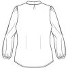 Itch to Stitch Zamora Blouse Line Drawing Back