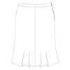 Itch to Stitch Seville Skirt Line Drawing Back