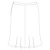 Itch to Stitch Seville Skirt Line Drawing Front