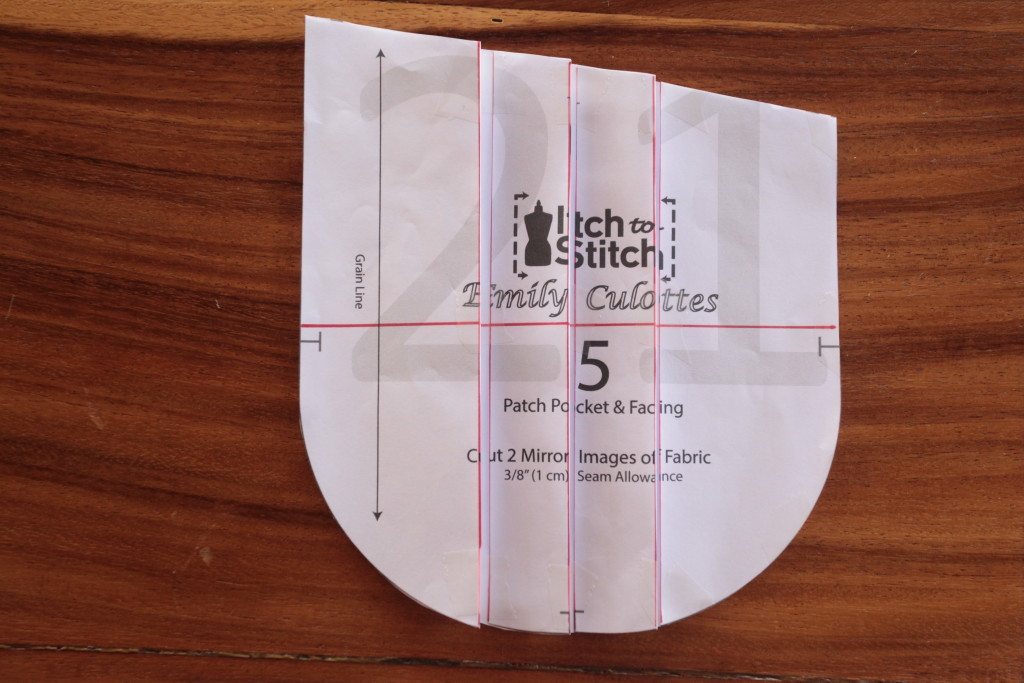 Pleated Patch Pocket Free Pattern and Tutorial