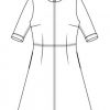 Itch to Stitch Sirena Dress PDF Sewing Pattern Sleeve Cuff Option - Front
