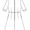 Itch to Stitch Sirena Dress PDF Sewing Pattern Sleeve Cuff Option - Back