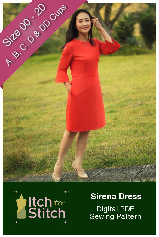 Itch to Stitch Sirena Dress PDF Sewing Pattern