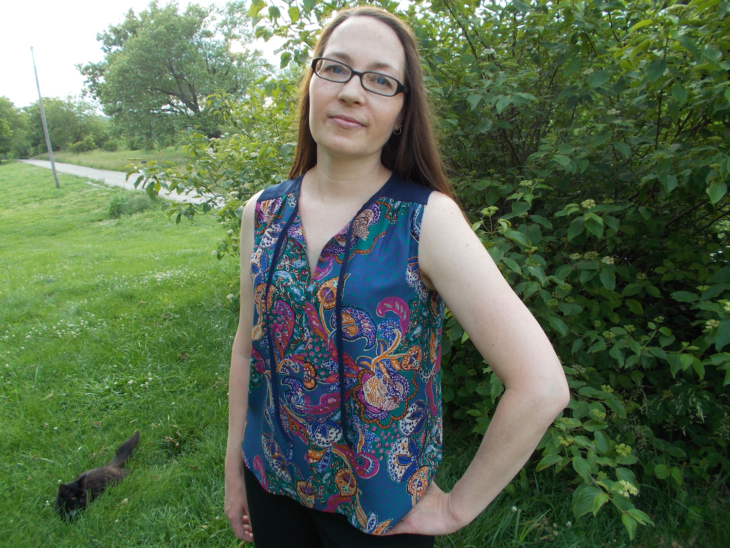 Itch to Stitch Vienna Tank PDF Sewing Pattern Tester Photo