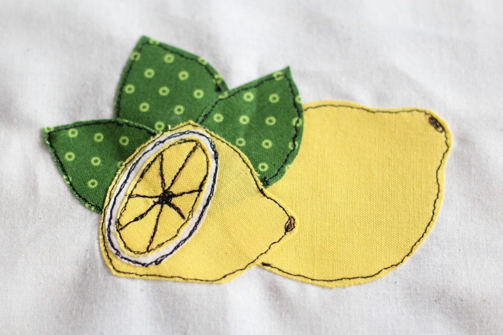 Free Motion Applique with a Free Download