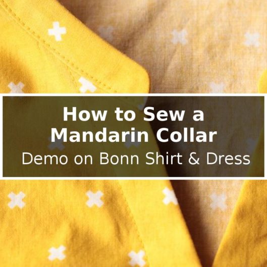 How to Sew a Mandarin Collar