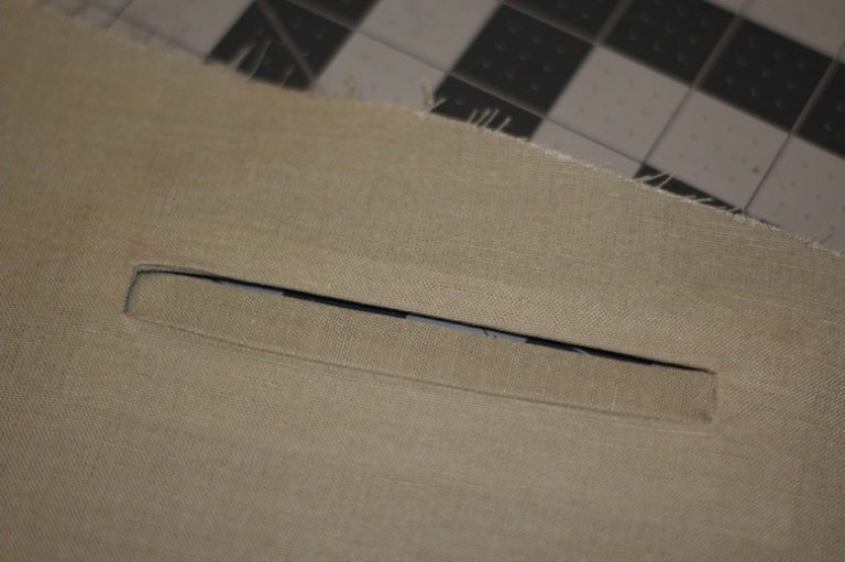 Single Welt Pocket Tutorial | Itch to Stitch