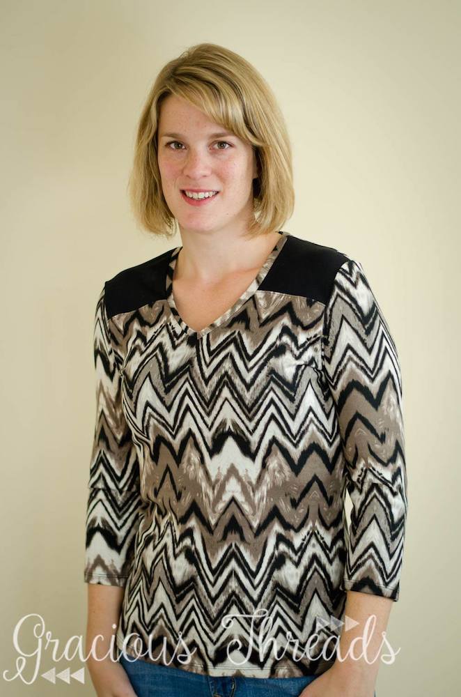 Arenal Top Sewing Pattern Tester Photo