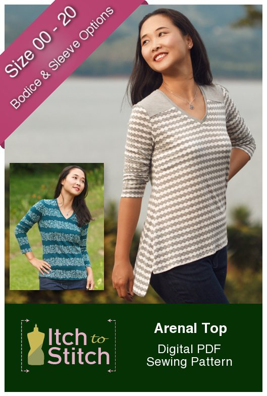 Arenal Top PDF Sewing Pattern