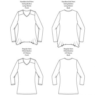 Arenal Top Digital Sewing Pattern (PDF) | Itch to Stitch