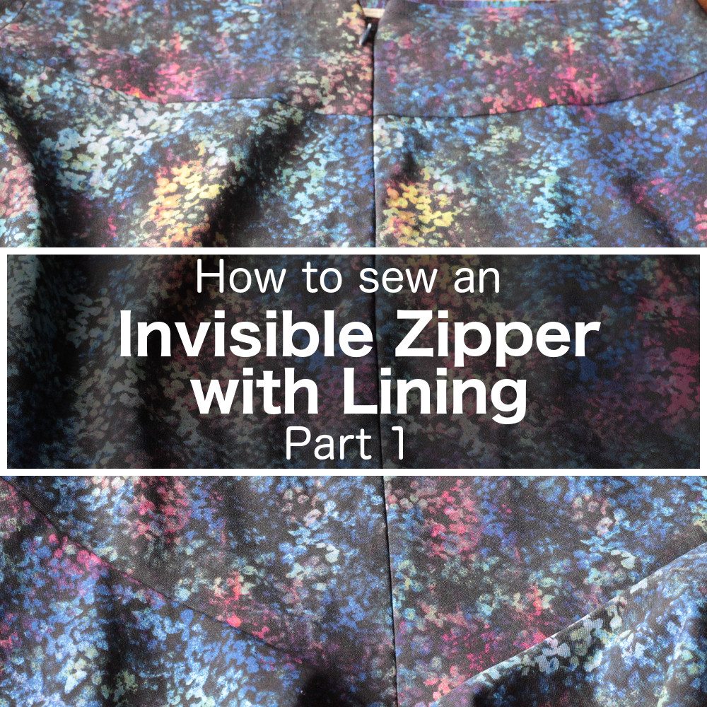 install an invisible zipper