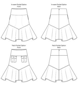 Vientiane Skirt Digital Sewing Pattern (PDF) | Itch to Stitch