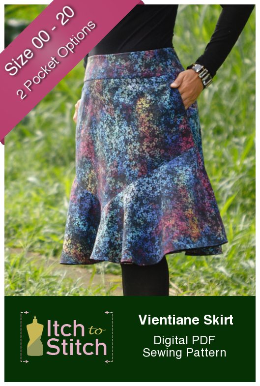Itch to Stitch Vientiane Skirt PDF Sewing Pattern