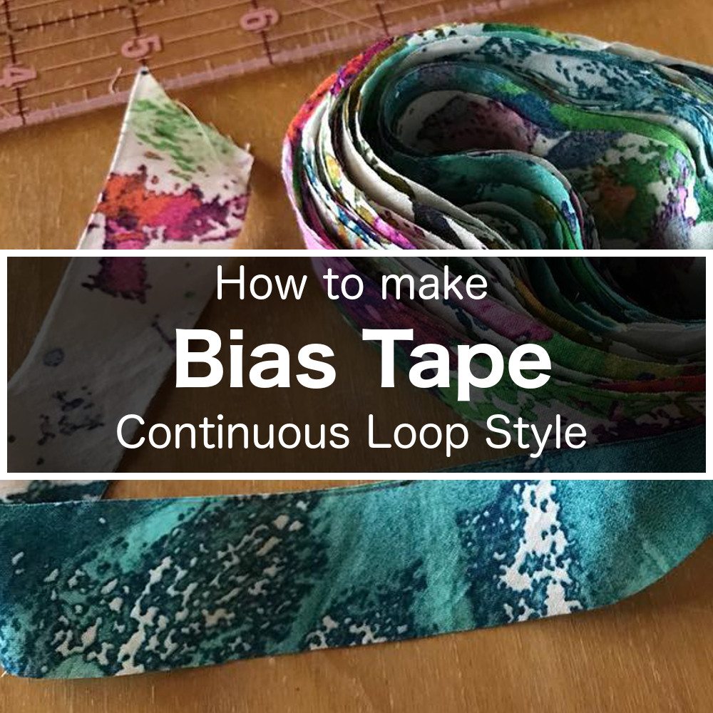 How to Make Continuous Bias Tape - The Easy & Fast Way