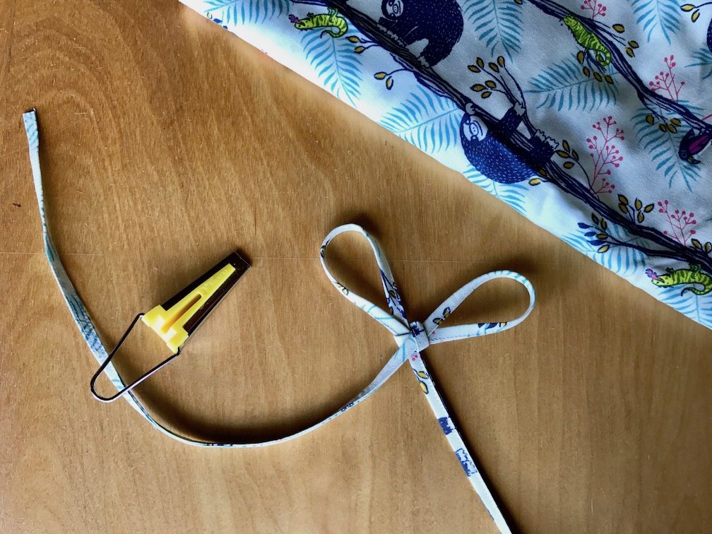 How to make fabric drawstring