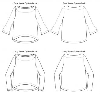 Newport Top Digital Sewing Pattern (PDF) | Itch to Stitch