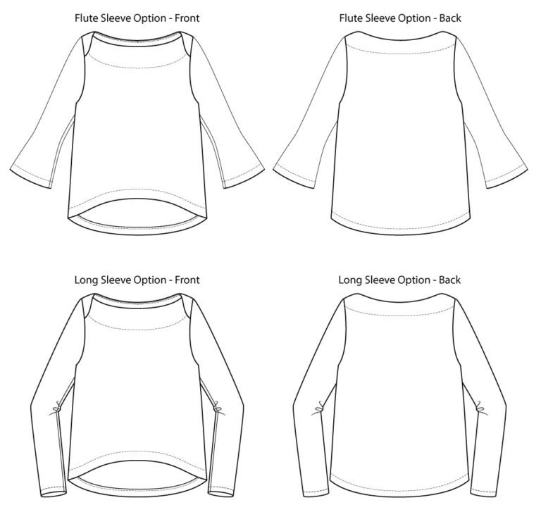 Newport Top Digital Sewing Pattern (PDF) | Itch to Stitch