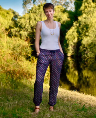 Itch to Stitch Tierra Woven Joggers PDF Sewing Pattern