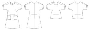 Beausoleil Top & Dress Digital Sewing Pattern (PDF) | Itch to Stitch