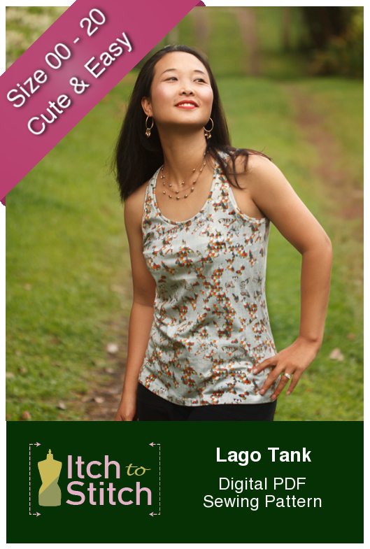 Free Pattern Itch to Stitch Lago Tank