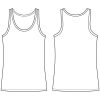 Itch to Stitch Lago Tank Line Drawing
