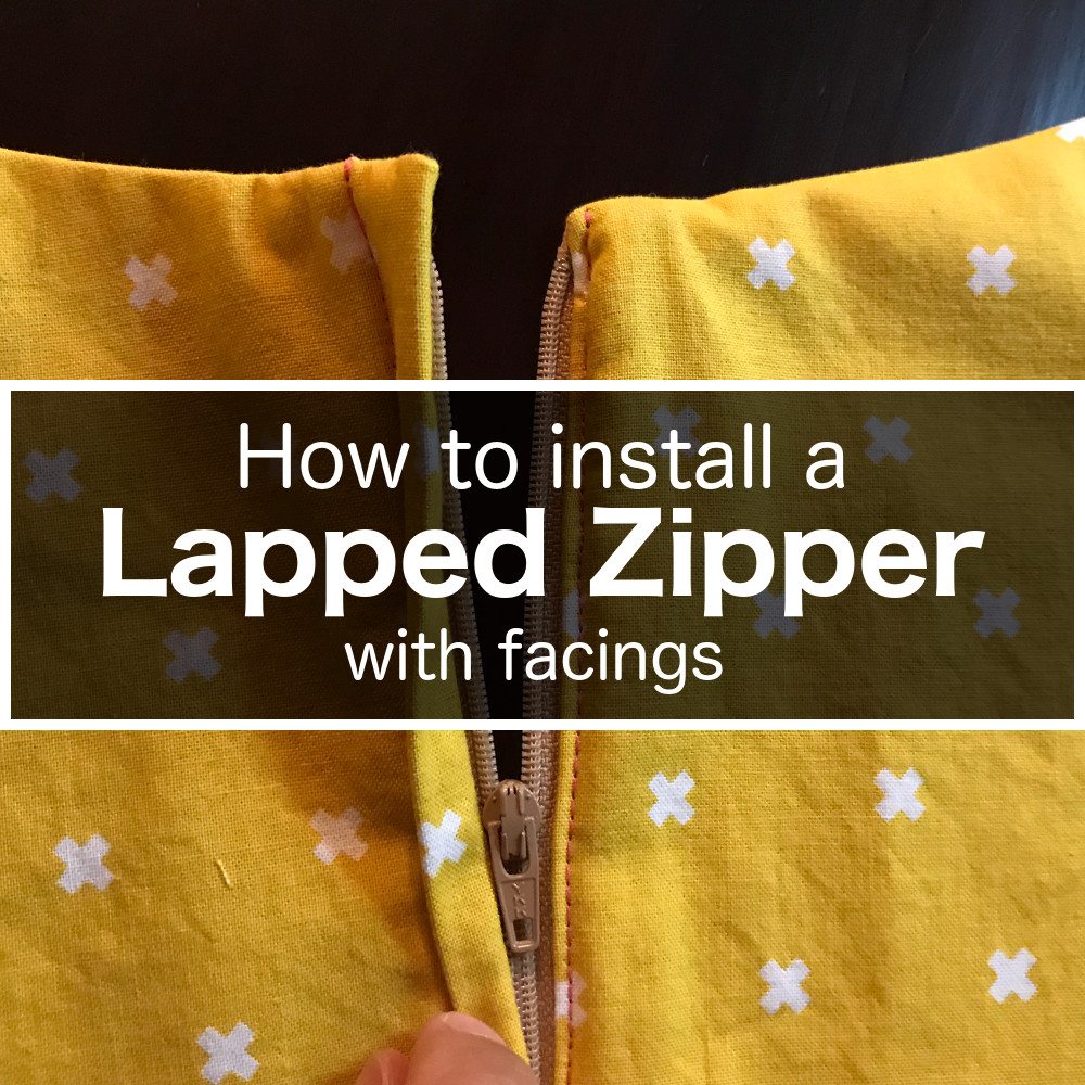 How To Sew A Separating Zipper: Top-Stitching And Faced Method