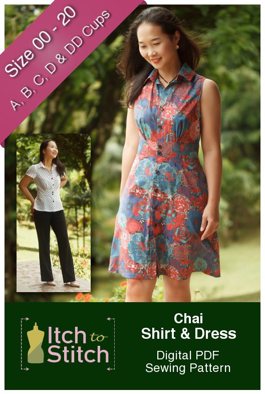 Itch to Stitch Chai Shirt & Dress PDF Sewing Pattern