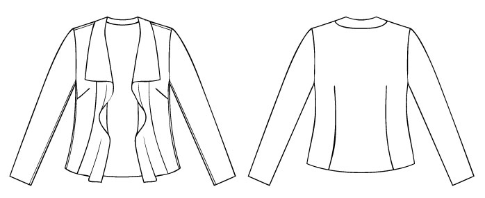 Hvar Jacket Digital Sewing Pattern (PDF) | Itch to Stitch