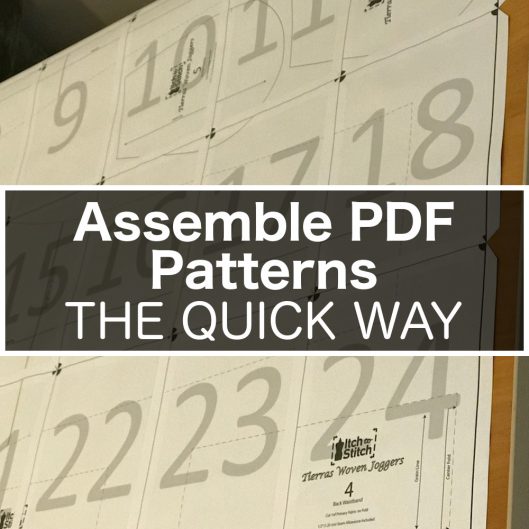 Assemble PDF Pattern the Quick Way