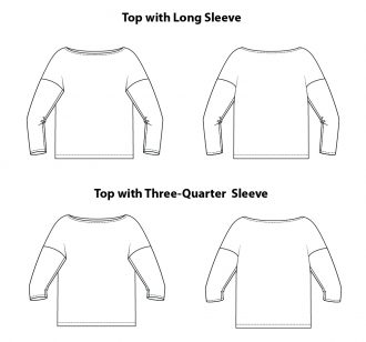 Uvita Top Digital Sewing Pattern (PDF) | Itch to Stitch