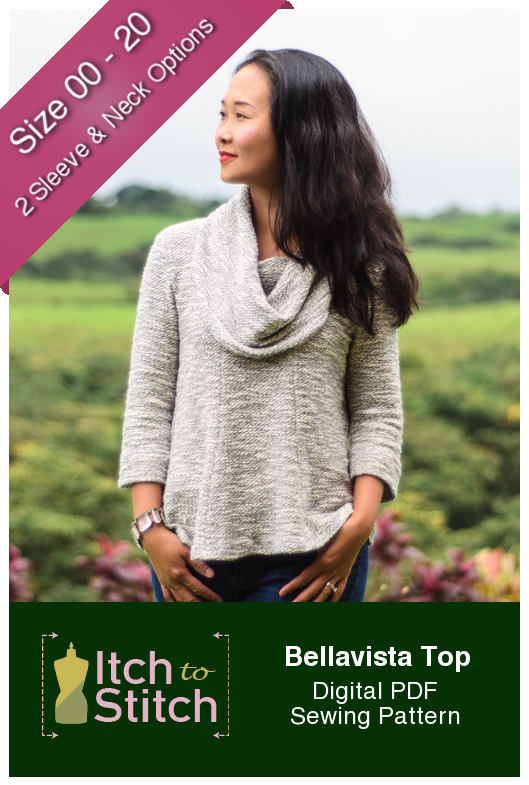 Itch to Stitch Bellavista Top PDF Sewing Pattern