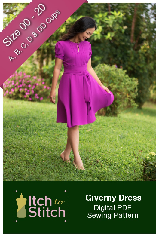 Itch to Stitch Giverny Dress PDF Sewing Pattern