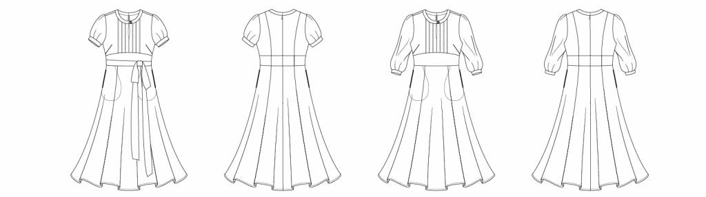 Giverny Dress Digital Sewing Pattern (PDF) | Itch to Stitch