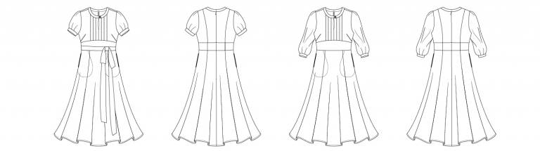 Giverny Dress Digital Sewing Pattern (PDF) | Itch to Stitch