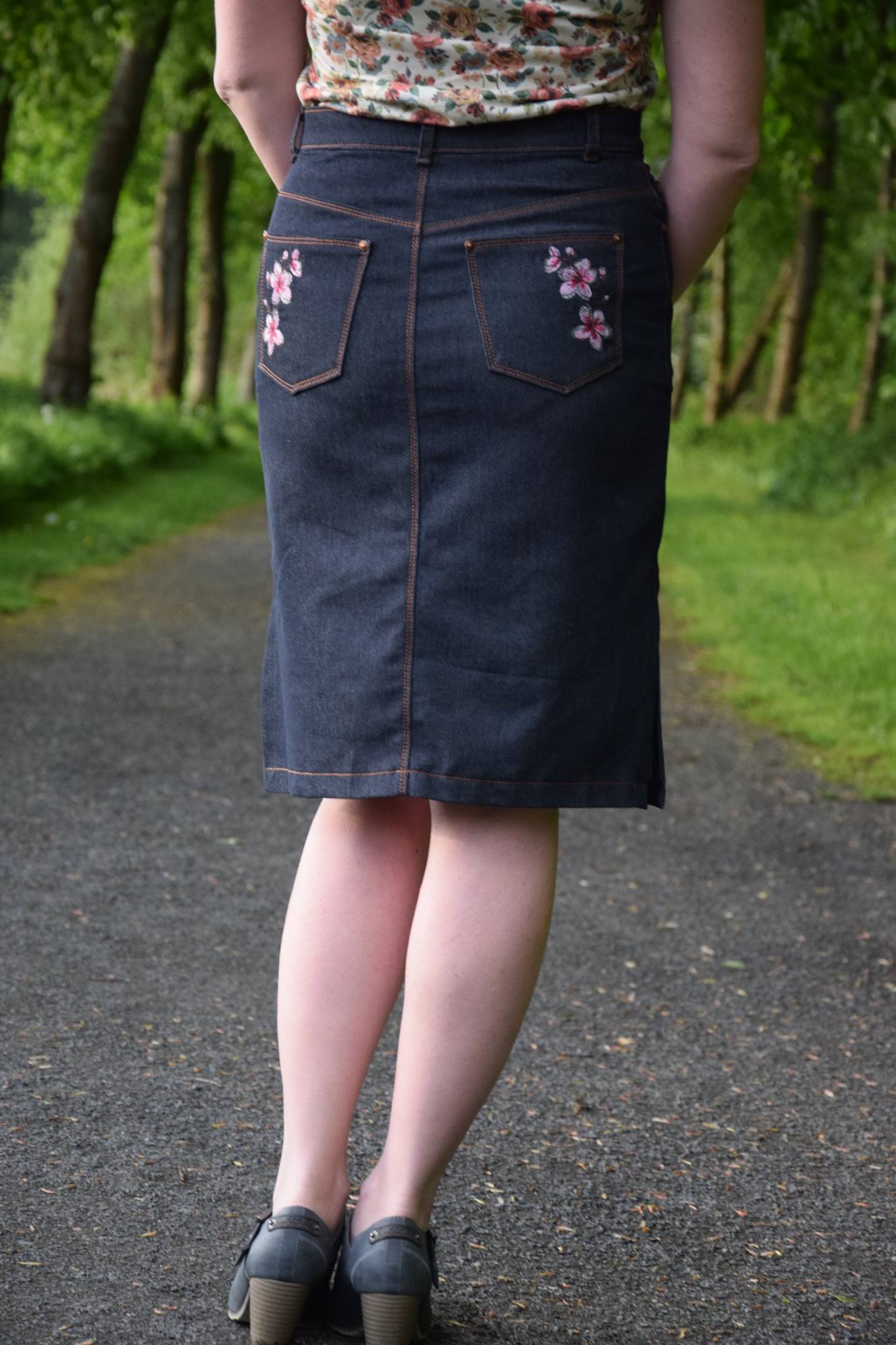 Itch to Stitch Danube Jean Skirt PDF Sewing Pattern