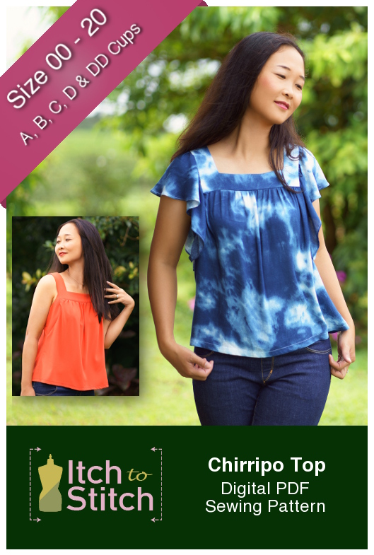 Itch to Stitch Chirripo Top PDF Sewing Pattern