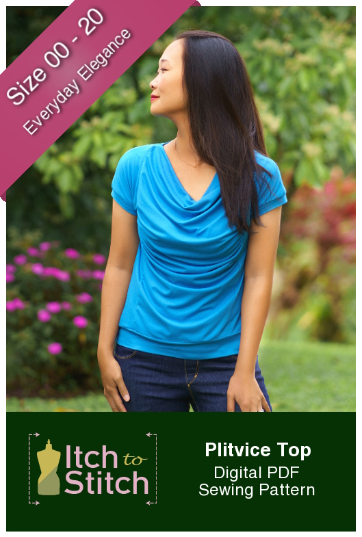 Itch to Stitch Plitvice Top PDF Sewing Pattern