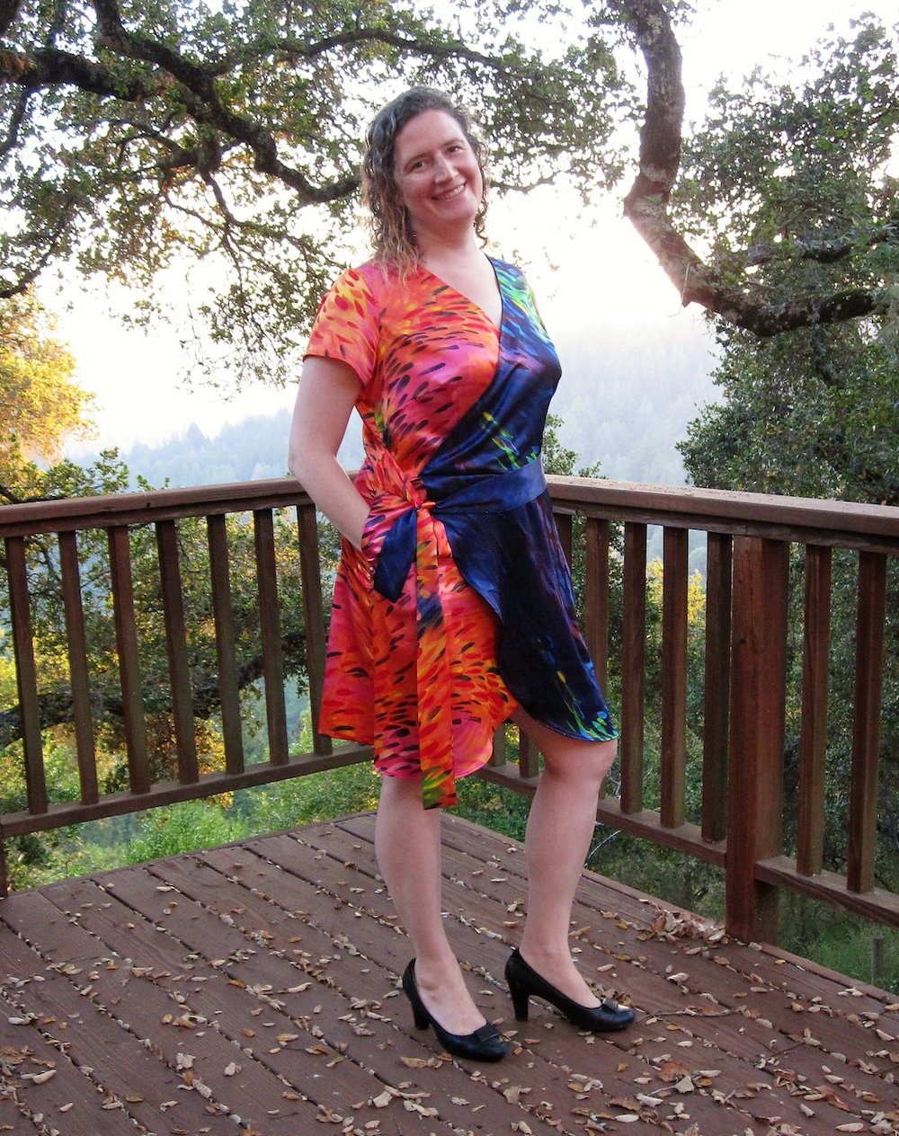 Itch to Stitch Petaluma Faux Wrap Dress PDF Sewing Pattern