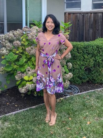 New Sewing Pattern: Petaluma Faux Wrap Dress | Itch to Stitch