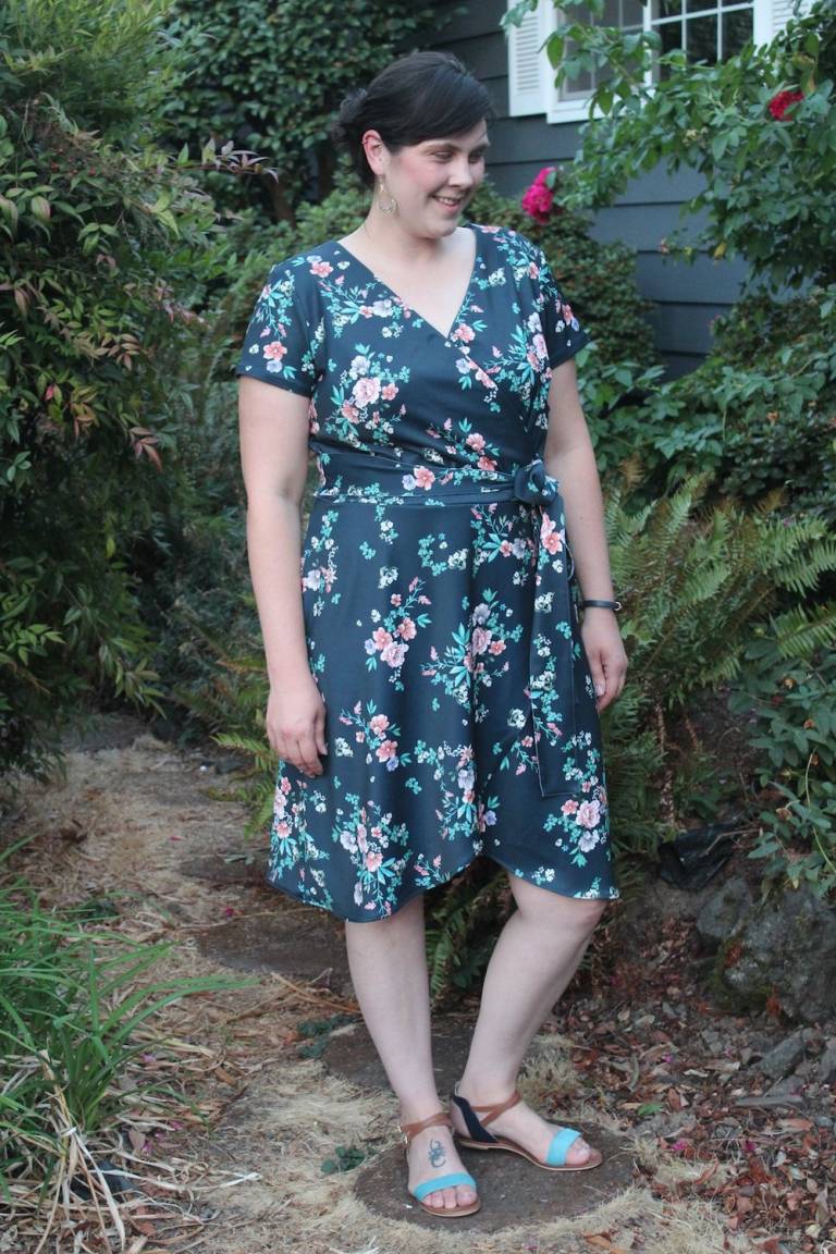 New Sewing Pattern: Petaluma Faux Wrap Dress | Itch to Stitch
