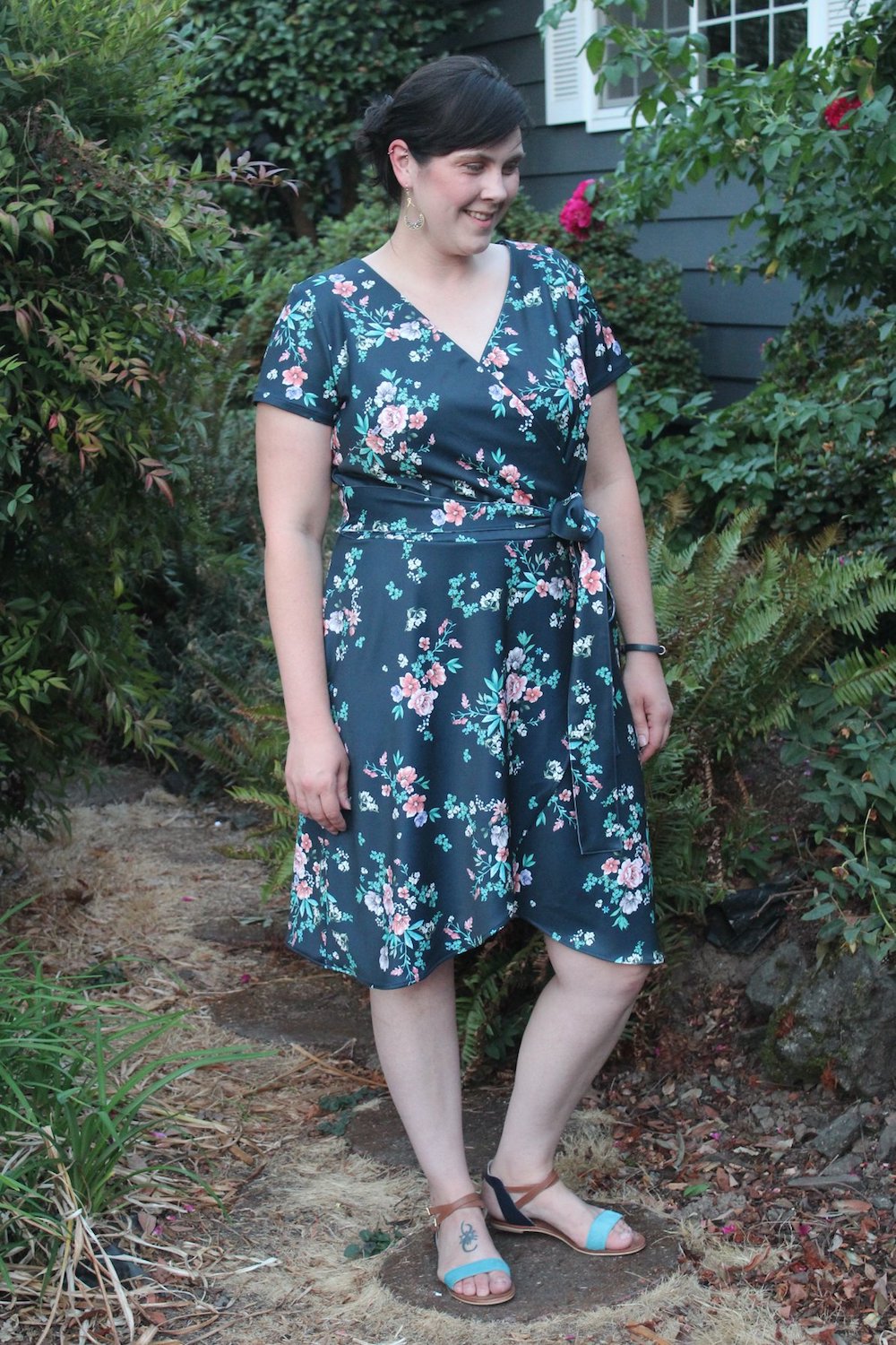 Petaluma Faux Wrap Dress Digital Sewing Pattern (PDF)