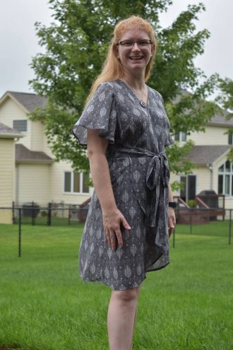 New Sewing Pattern: Petaluma Faux Wrap Dress | Itch to Stitch