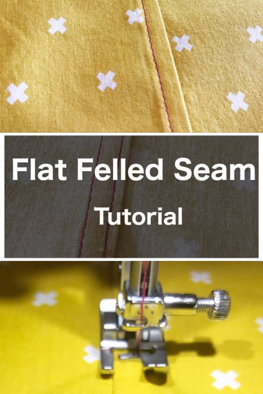 Flat felled seam tutorial