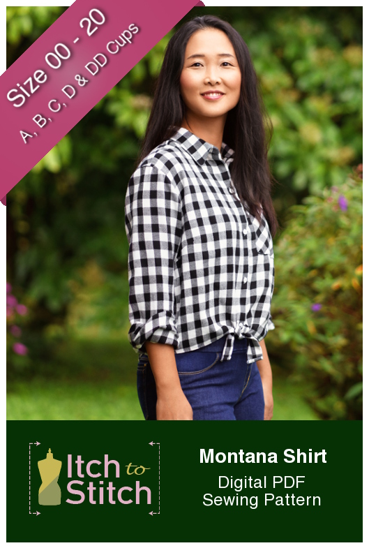 Itch to Stitch Montana Shirt PDF Sewing Pattern